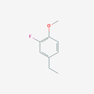 molecular formula C9H11FO B7964783 4-Ethyl-2-fluoro-1-methoxybenzene 