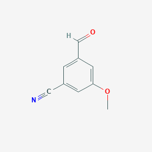 molecular formula C9H7NO2 B7964837 3-Formyl-5-methoxybenzonitrile 