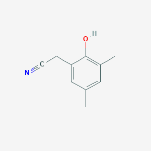molecular formula C10H11NO B7964844 (2-Hydroxy-3,5-dimethyl-phenyl)-acetonitrile 