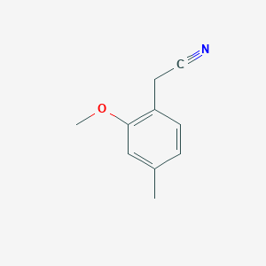 molecular formula C10H11NO B7964850 2-(2-Methoxy-4-methylphenyl)acetonitrile 