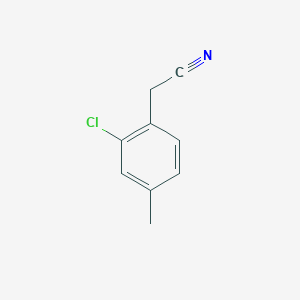 molecular formula C9H8ClN B7964855 2-(2-Chloro-4-methylphenyl)acetonitrile 