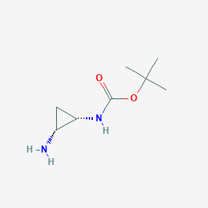 molecular formula C8H16N2O2 B7964861 (1S,2R)-(2-Amino-cyclopropyl)-carbamic acid tert-butyl ester 