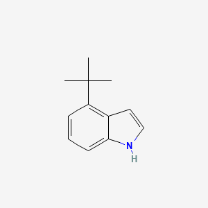 molecular formula C12H15N B7964869 4-(tert-Butyl)-1H-indole 