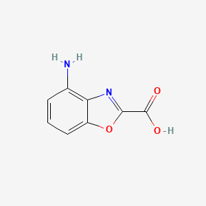 molecular formula C8H6N2O3 B7964888 4-Aminobenzo[d]oxazole-2-carboxylic acid 