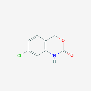 molecular formula C8H6ClNO2 B7964916 7-Chloro-2,4-dihydro-1H-3,1-benzoxazin-2-one 