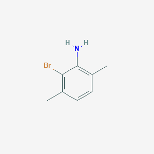 molecular formula C8H10BrN B7964996 2-Bromo-3,6-dimethylaniline 