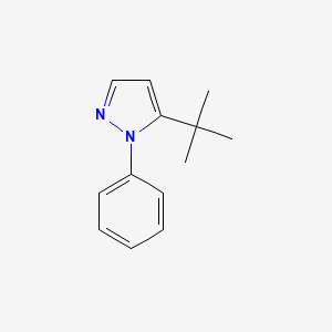 molecular formula C13H16N2 B7965000 5-Tert-butyl-1-phenylpyrazole 