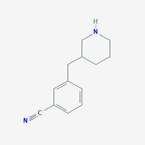 3-[(Piperidin-3-yl)methyl]benzonitrile