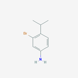 molecular formula C9H12BrN B7965035 3-Bromo-4-isopropylaniline 