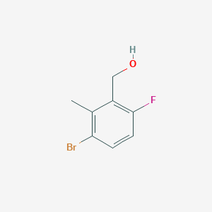 molecular formula C8H8BrFO B7965057 (3-Bromo-6-fluoro-2-methylphenyl)methanol 