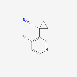 1-(4-Bromopyridin-3-YL)cyclopropane-1-carbonitrile