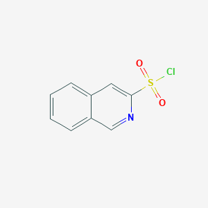 molecular formula C9H6ClNO2S B7965091 异喹啉-3-磺酰氯 