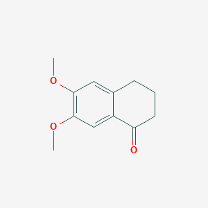 molecular formula C12H14O3 B079651 6,7-Dimethoxy-1-tetralone CAS No. 13575-75-2