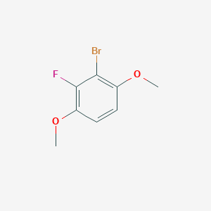 molecular formula C8H8BrFO2 B7965100 1-Bromo-3,6-dimethoxy-2-fluorobenzene 