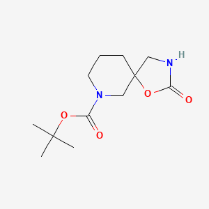 molecular formula C12H20N2O4 B7965180 Tert-butyl 2-oxo-1-oxa-3,7-diazaspiro[4.5]decane-7-carboxylate 