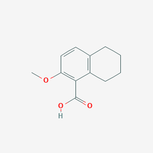 molecular formula C12H14O3 B7965234 6-Methoxytetralin-5-carboxylic acid 