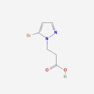 molecular formula C6H7BrN2O2 B7965256 3-(5-bromo-1H-pyrazol-1-yl)propanoic acid 