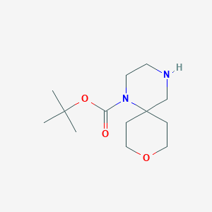molecular formula C13H24N2O3 B7965327 1-Boc-9-oxa-1,4-diaza-spiro[5.5]undecane 