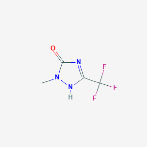 molecular formula C4H4F3N3O B7965348 CID 22342438 