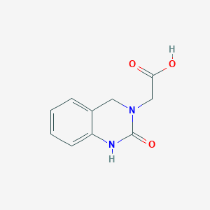 molecular formula C10H10N2O3 B7965364 2-(2-Oxo-1,4-dihydroquinazolin-3-yl)acetic acid 