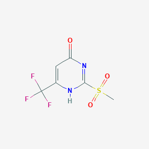 molecular formula C6H5F3N2O3S B7965383 CID 84037948 