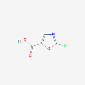 molecular formula C4H2ClNO3 B7965386 2-Chlorooxazole-5-carboxylic acid 