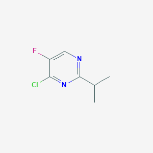 molecular formula C7H8ClFN2 B7965414 4-Chloro-5-fluoro-2-propan-2-ylpyrimidine 