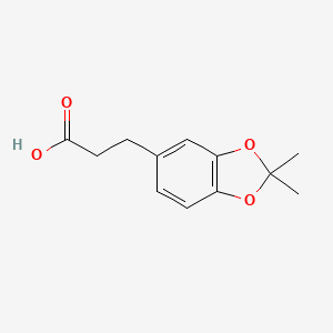 3-(2,2-Dimethylbenzo[d][1,3]dioxol-6-yl)propanoic acid