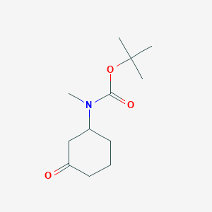 molecular formula C12H21NO3 B7965456 Tert-butyl methyl(3-oxocyclohexyl) carbamate 