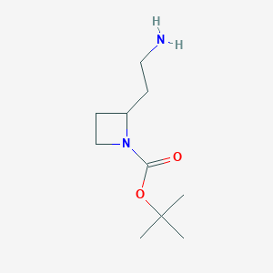 Tert-butyl 2-(2-aminoethyl)azetidine-1-carboxylate