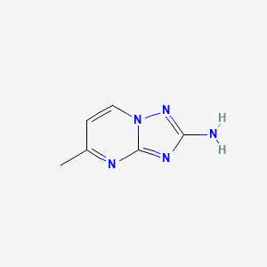 molecular formula C6H7N5 B7965519 5-Methyl-[1,2,4]triazolo[1,5-A]pyrimidin-2-amine 
