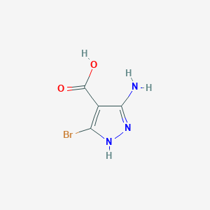 3-Amino-5-bromo-1H-pyrazole-4-carboxylic acid