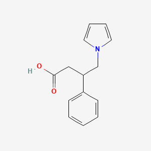 3-Phenyl-4-pyrrol-1-ylbutanoic acid