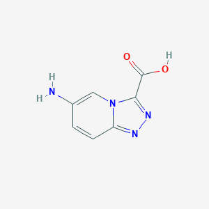 6-Amino-[1,2,4]triazolo[4,3-a]pyridine-3-carboxylic acid
