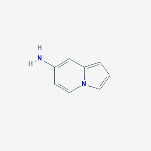 molecular formula C8H8N2 B7965620 Indolizin-7-ylamine 