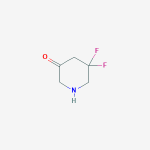 molecular formula C5H7F2NO B7965634 5,5-Difluoropiperidin-3-one 