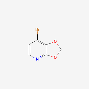molecular formula C6H4BrNO2 B7965641 7-Bromo-2H-[1,3]dioxolo[4,5-B]pyridine 
