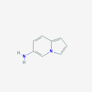 molecular formula C8H8N2 B7965677 Indolizin-6-amine 