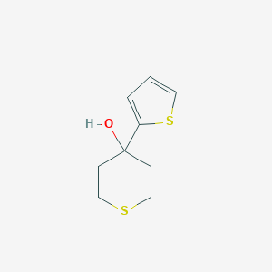 4-Thiophen-2-ylthian-4-ol