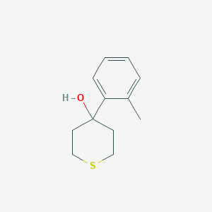 4-(2-Methylphenyl)thian-4-OL