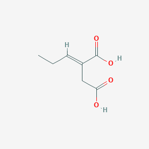 molecular formula C7H10O4 B7965791 (2E)-2-propylidenebutanedioic acid 