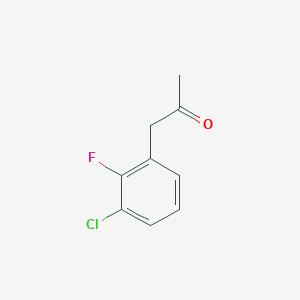 molecular formula C9H8ClFO B7965881 1-(3-Chloro-2-fluorophenyl)propan-2-one 