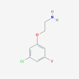 molecular formula C8H9ClFNO B7965893 2-(3-Chloro-5-fluorophenoxy)ethan-1-amine 