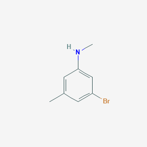 molecular formula C8H10BrN B7965930 3-Bromo-N,5-dimethylaniline 
