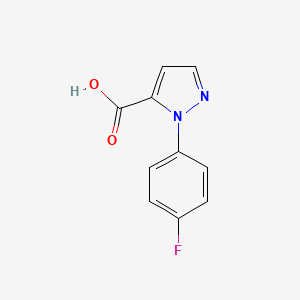 molecular formula C10H7FN2O2 B7965946 1-(4-氟苯基)-1H-吡唑-5-羧酸 