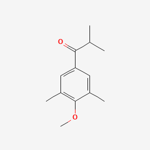 molecular formula C13H18O2 B7965964 4'-Methoxy-2,3',5'-trimethylpropiophenone 