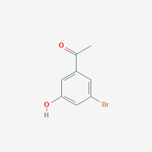 molecular formula C8H7BrO2 B7965976 1-(3-Bromo-5-hydroxyphenyl)ethanone 