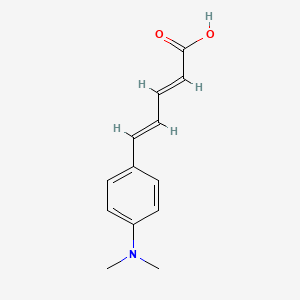 (2E,4E)-5-(4-(Dimethylamino)phenyl)penta-2,4-dienoic acid