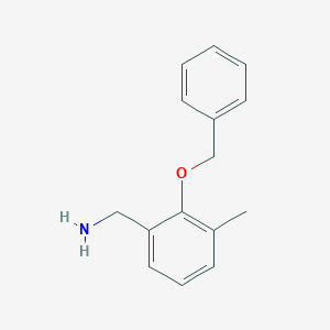 [2-(Benzyloxy)-3-methylphenyl]methanamine