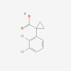 molecular formula C10H8Cl2O2 B7966050 1-(2,3-Dichlorophenyl)cyclopropanecarboxylic Acid 